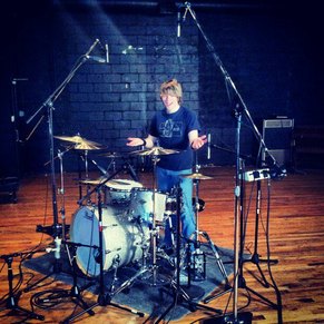 Jason ready to record at Pearl Sound Studios, Canton, MI with producer Chuck Alkazian